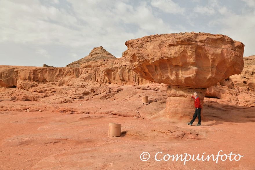 The Mushroom Rock In Timna National Park