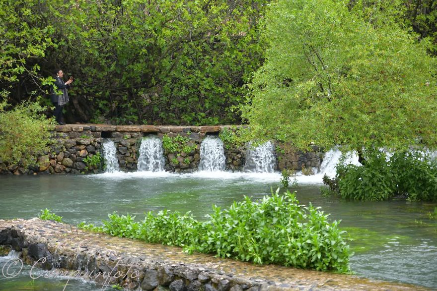 The Source Of The Jordan Near Banias