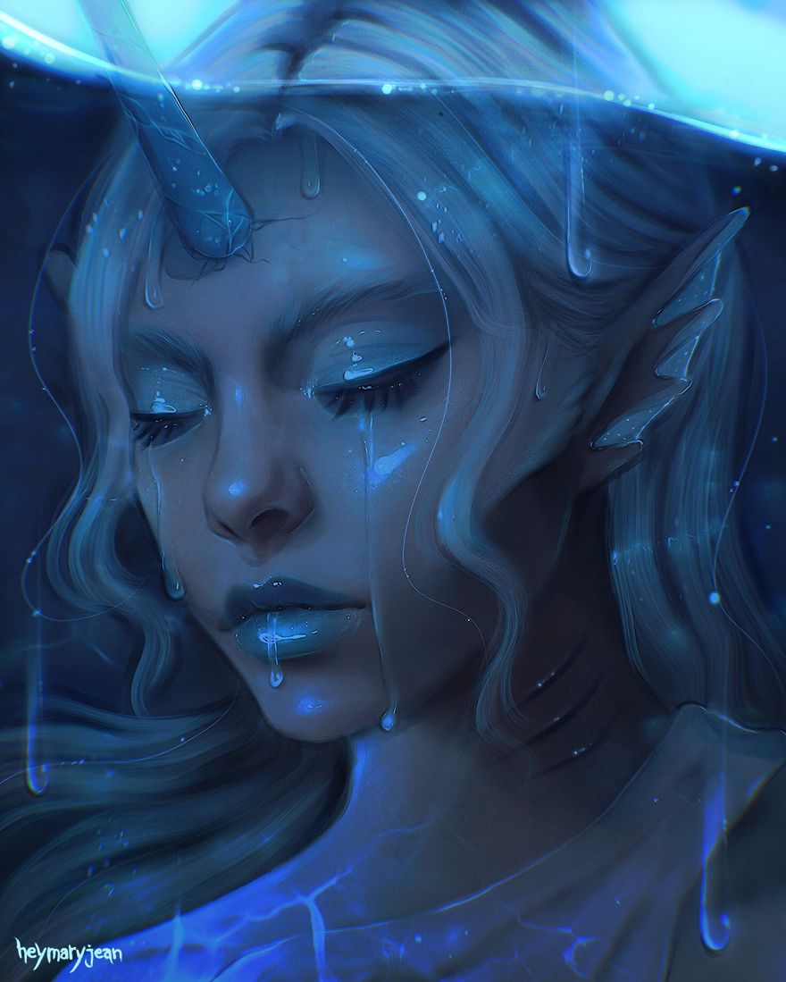 This Artist Is Creating Realistic Mermaid Portraits That Are Just Magical