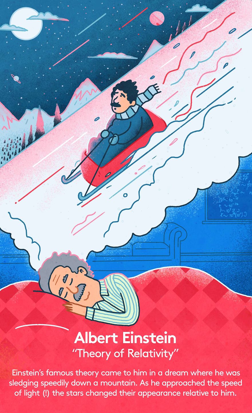 We Illustrated 6 People Who Dreamed Their Breakthrough Ideas