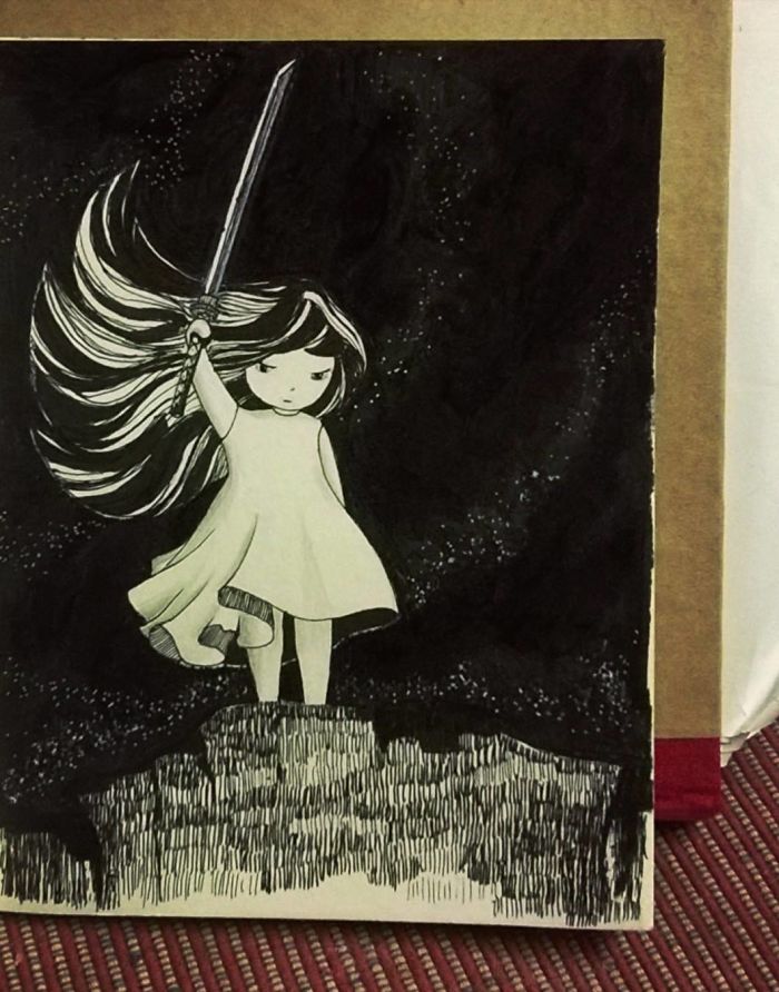 I Doodled This Character To Escape From My Anxiety Attacks