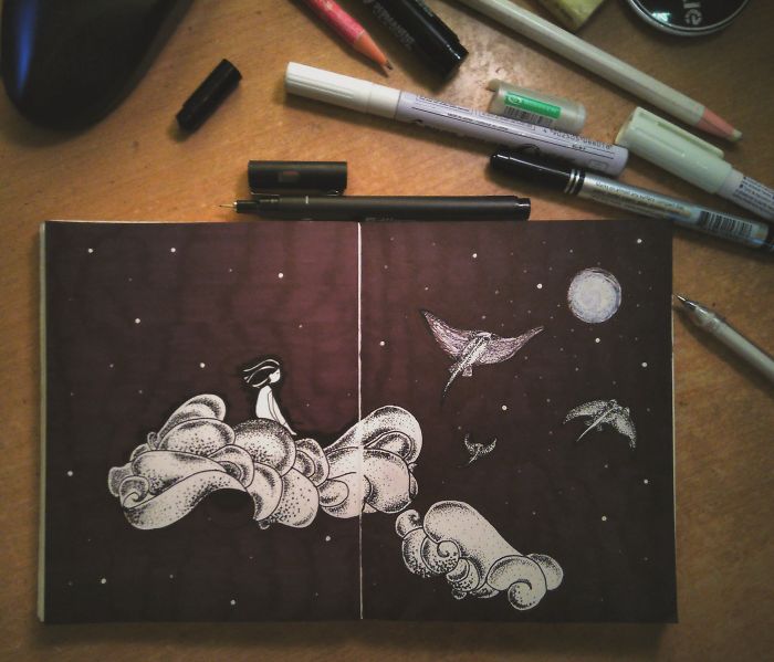 I Doodled This Character To Escape From My Anxiety Attacks