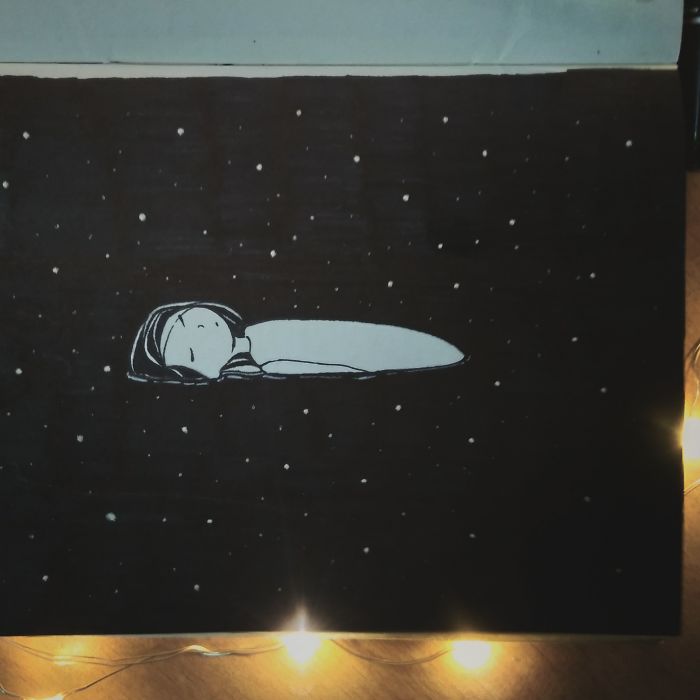 I Doodled This Character To Escape From My Anxiety Attacks