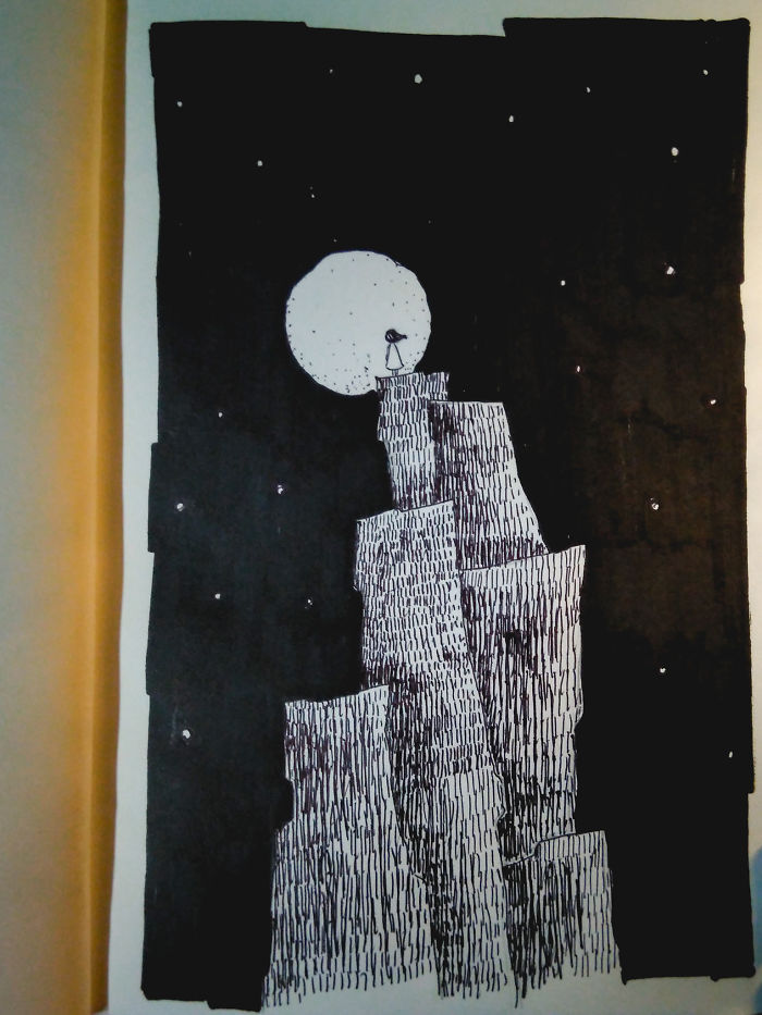 I Doodled This Character To Escape From My Anxiety Attacks