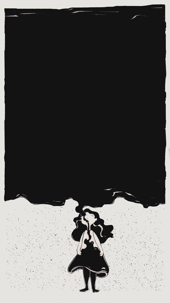 I Doodled This Character To Escape From My Anxiety Attacks