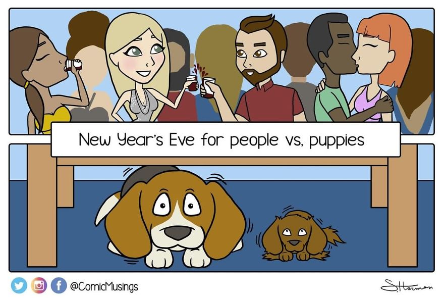 Take A Moment To Think Of Your Puppies Who Probably Think The World Is Ending