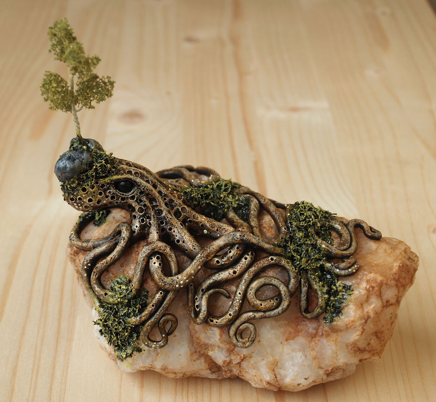 I Sculpt Fantasy Creatures With Polymer Clay