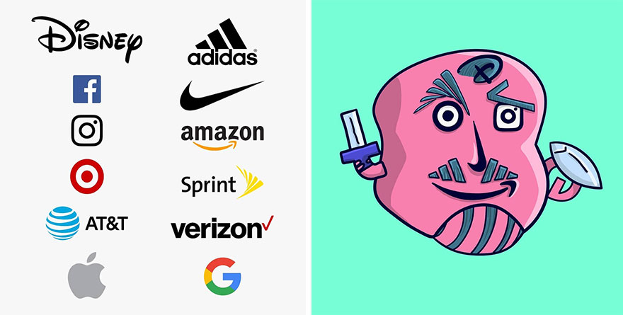 Logan The Slogan Logo Knight