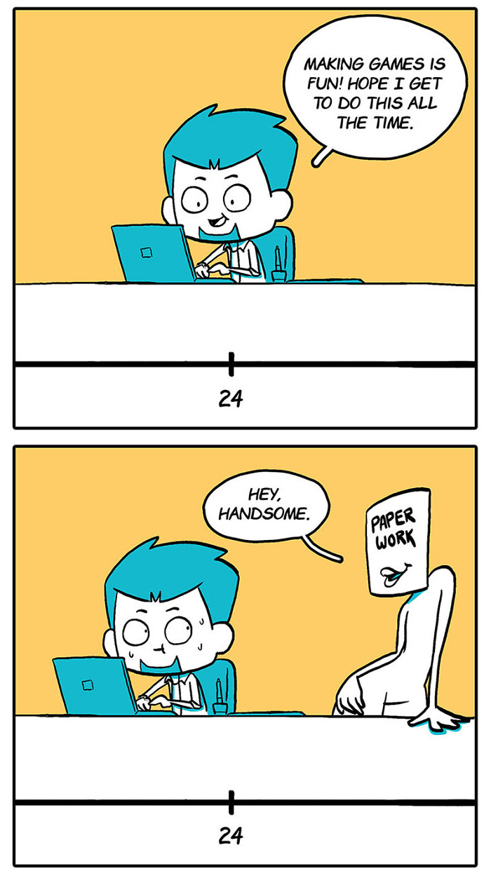 For My 30th Birthday, I Made 24 Comics About My Workaholic Lifestyle