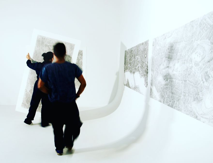 We Have Created A Huge Ink-Sketch Of The Entire City Of Inverness, Scotland