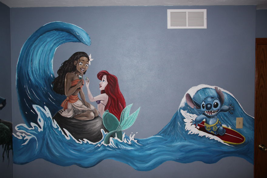 I'm A Stay-At-Home Dad And I Wanted To Make My Daughters' Room Special, So I Painted Murals In Their Room (19 Pics) I'm A Stay-At-Home Dad And I Wanted To Make My Daughters' Room Special, So I Painted Murals In Their Room (19 Pics)