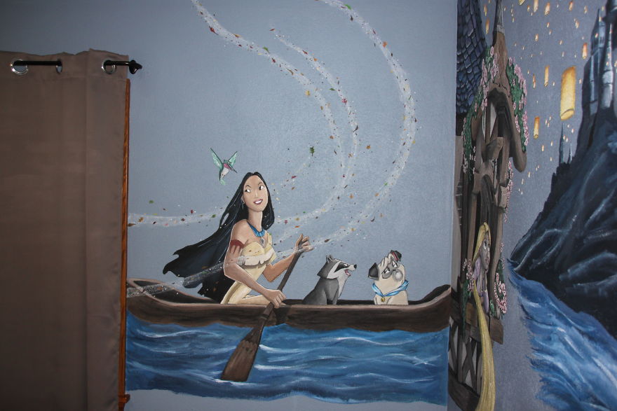 I'm A Stay-At-Home Dad And I Wanted To Make My Daughters' Room Special, So I Painted Murals In Their Room (19 Pics) I'm A Stay-At-Home Dad And I Wanted To Make My Daughters' Room Special, So I Painted Murals In Their Room (19 Pics)
