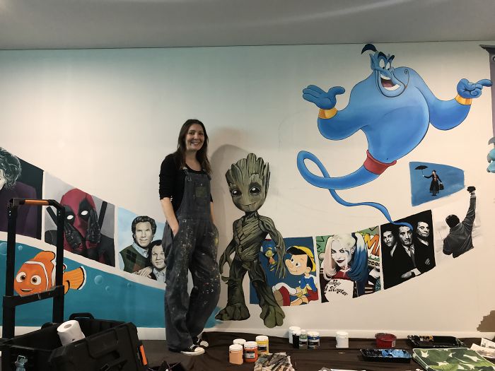 I Transformed A Plain Theater Room Into A Movie Lover's Dream In 26 Days I Transformed A Plain Theater Room Into A Movie Lover's Dream In 26 Days