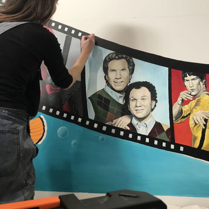 I Transformed A Plain Theater Room Into A Movie Lover's Dream In 26 Days I Transformed A Plain Theater Room Into A Movie Lover's Dream In 26 Days