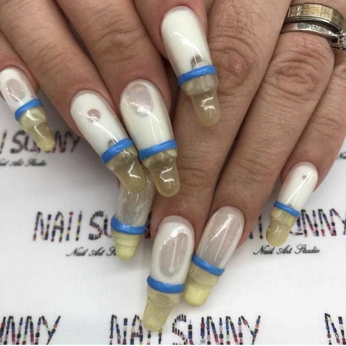 Baby Bottle Nails