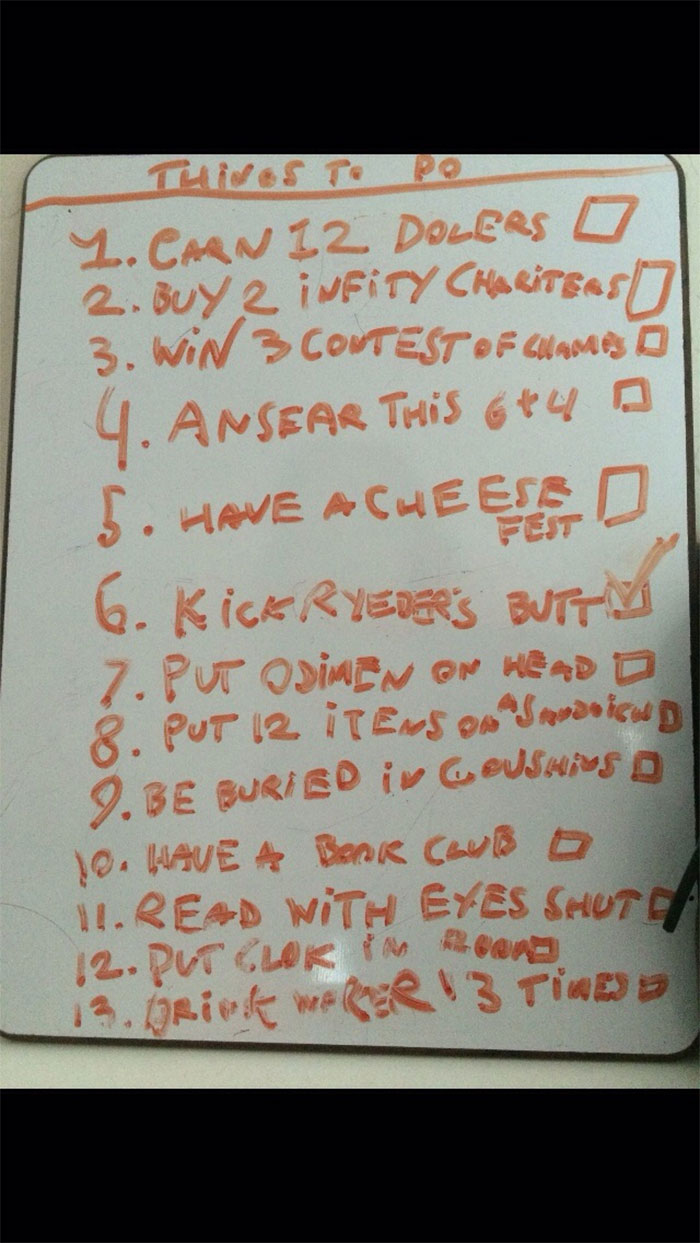 My 7 Year Old Nephew Showed Me His Summer Goals. This Kid Dreams Big!