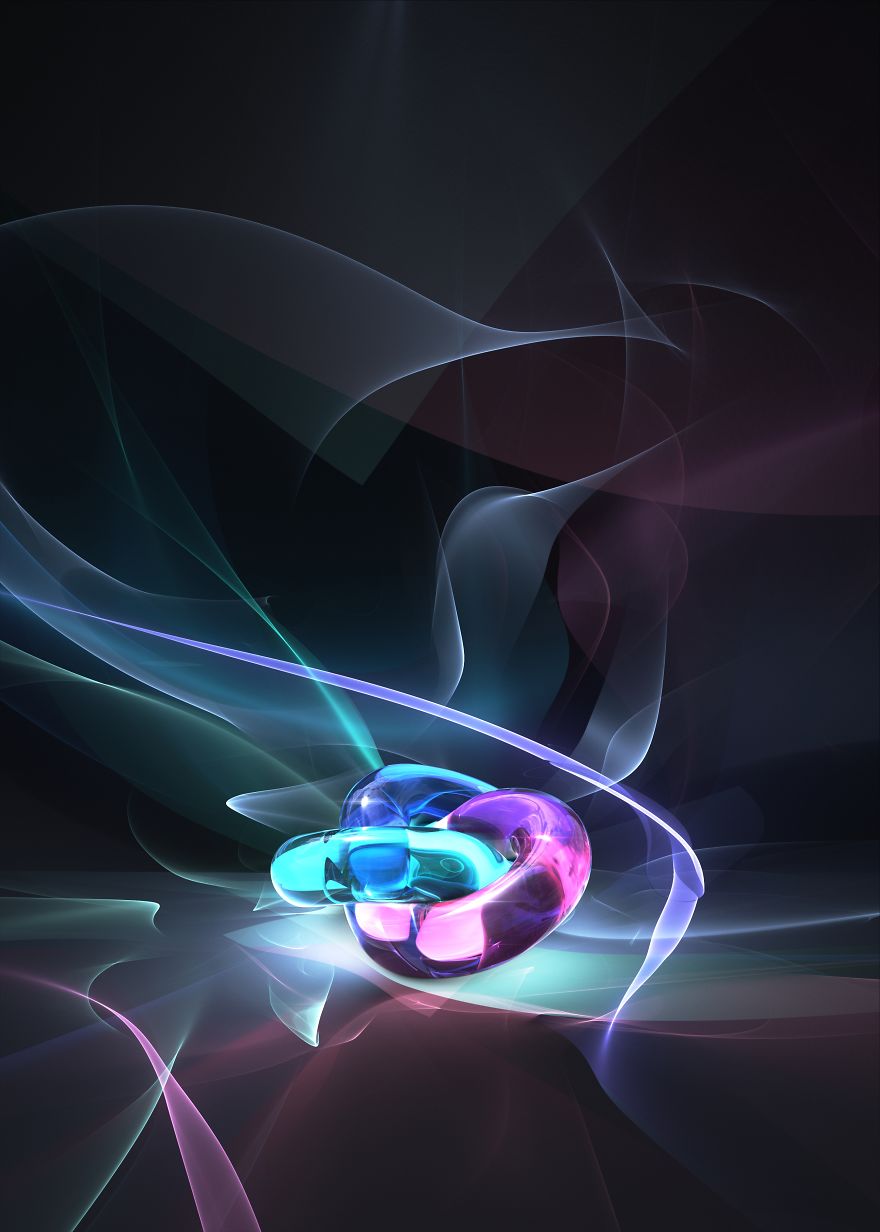 I Used Realistic Light Simulation To Create These Abstract Images