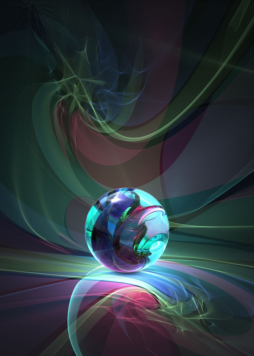 I Used Realistic Light Simulation To Create These Abstract Images