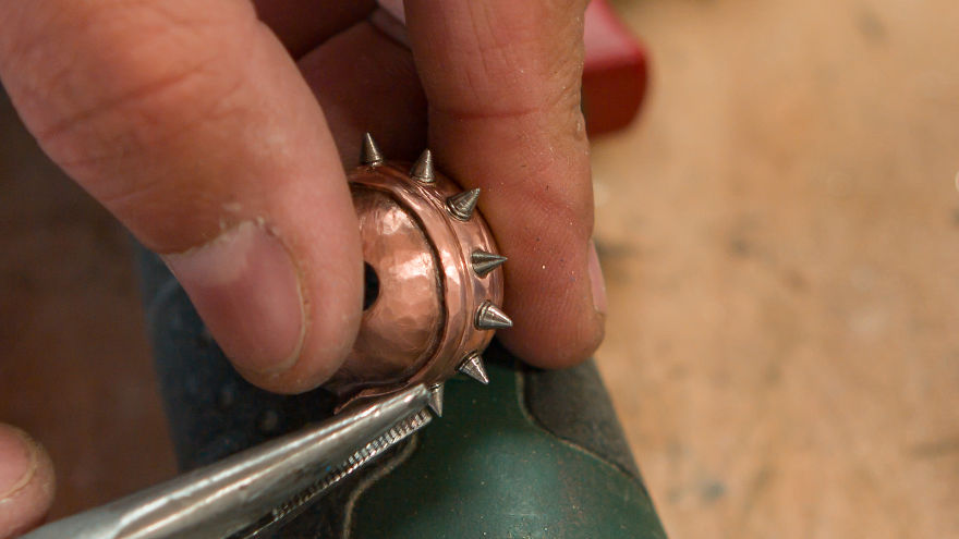 Miniature Helmets - Made Of Copper Caps