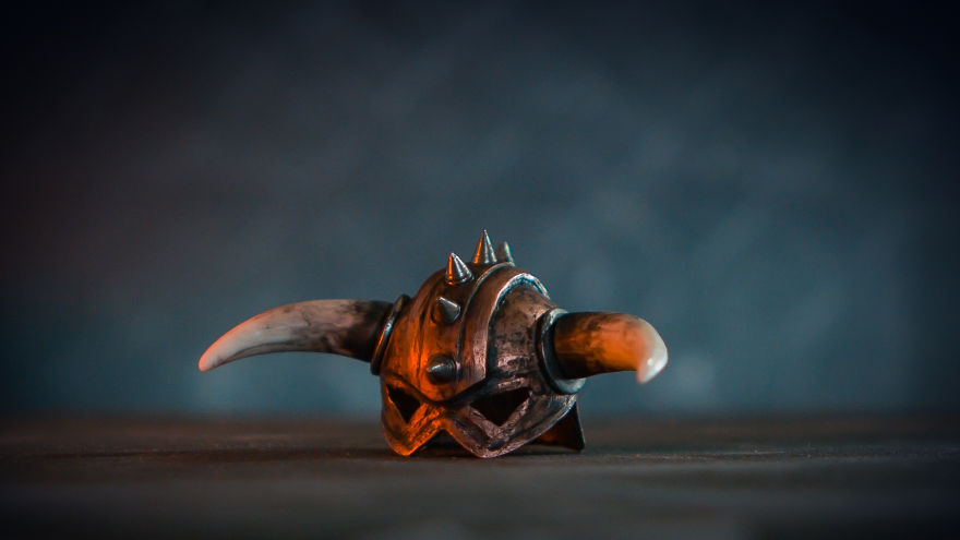 Miniature Helmets - Made Of Copper Caps