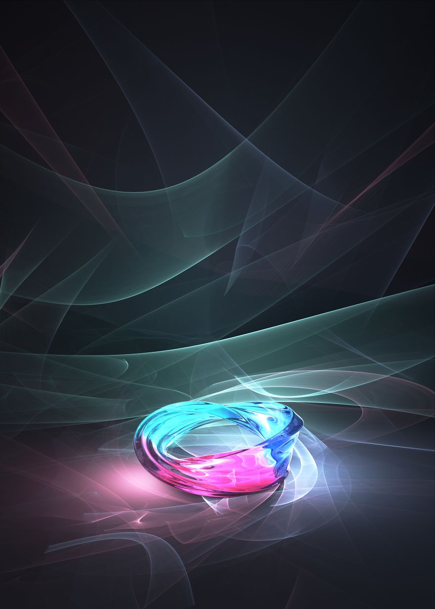 I Used Realistic Light Simulation To Create These Abstract Images