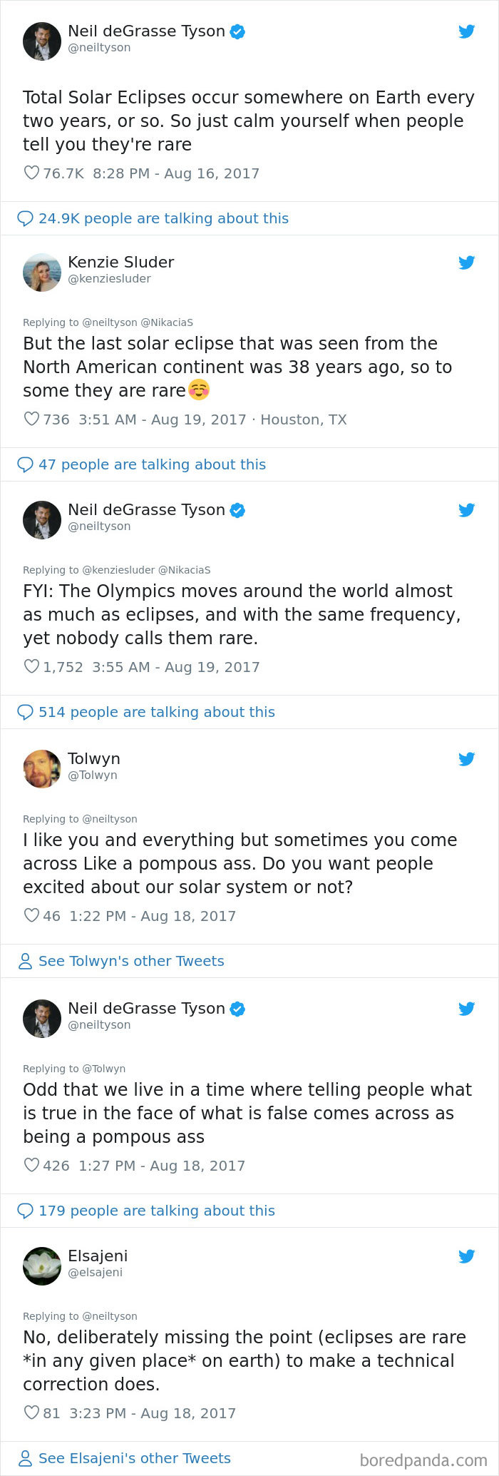 Only Common People Get Excited For Things Like The Eclipse - Neil Degrasse Tyson Edition