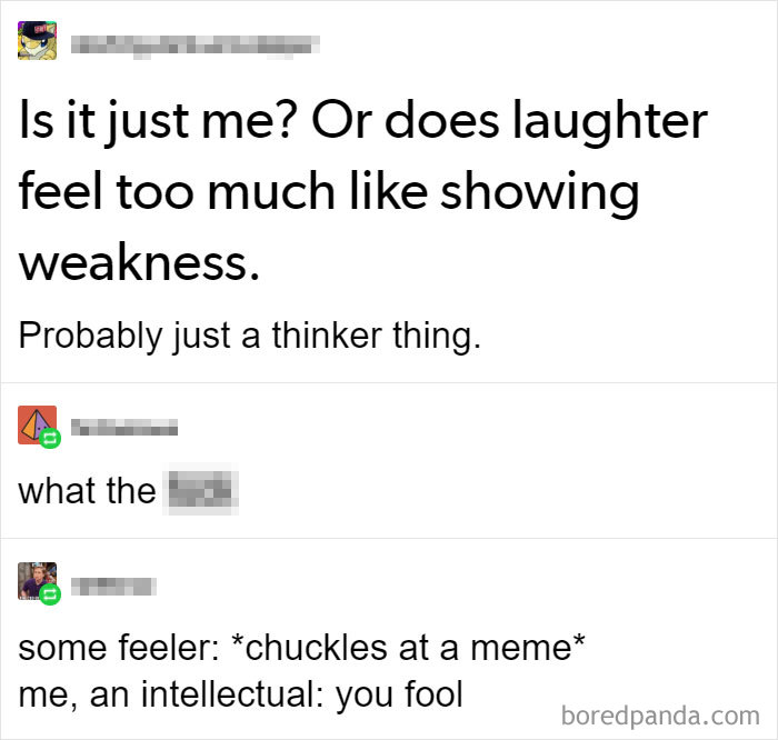 Only Us Thinkers Would Understand