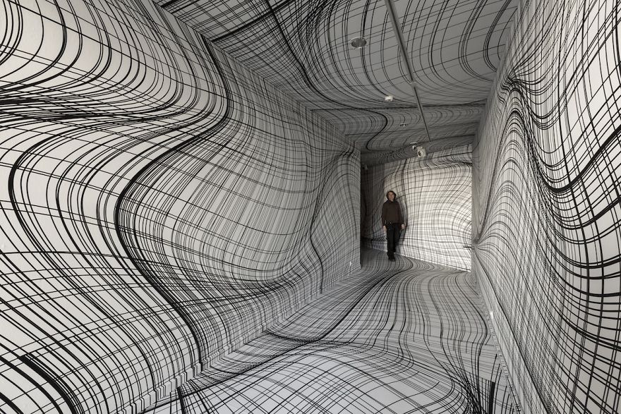 This Master Of Art Installation And Illusions Creates Rooms That Will Make You Think The Walls Are Waving At You