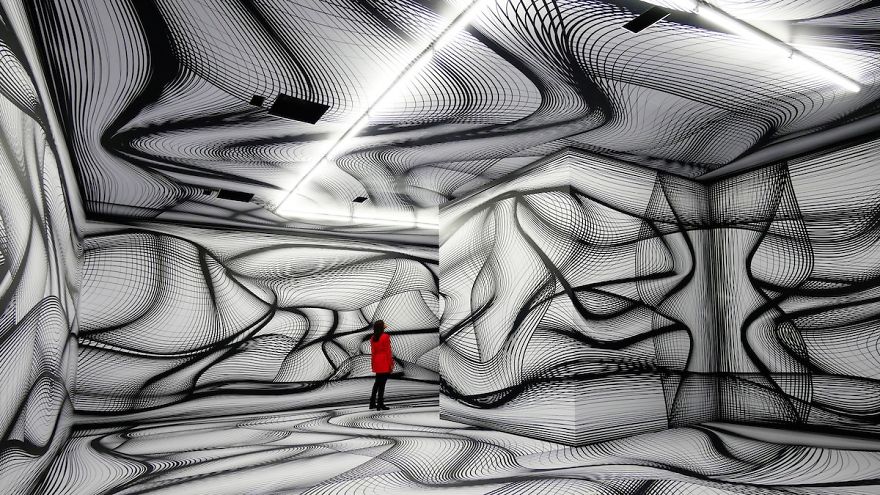 This Master Of Art Installation And Illusions Creates Rooms That Will Make You Think The Walls Are Waving At You