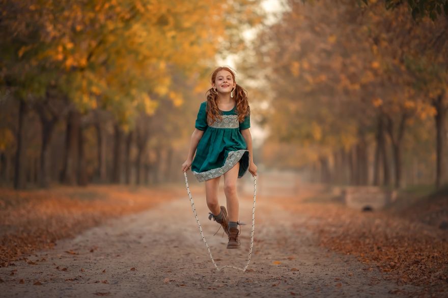 Scouting Of Magical Location For Children Photography