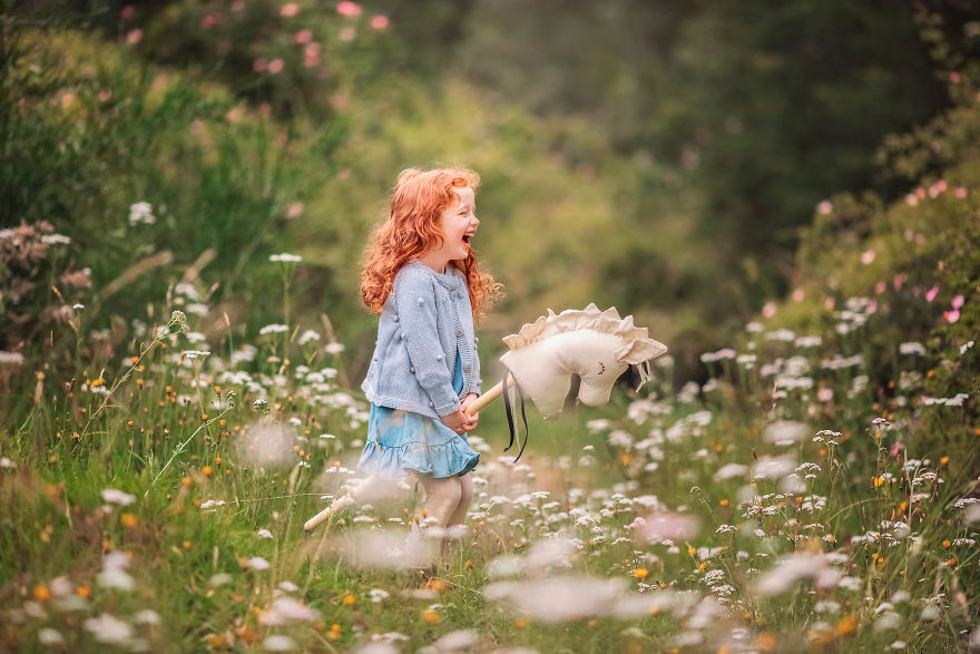 Scouting Of Magical Location For Children Photography