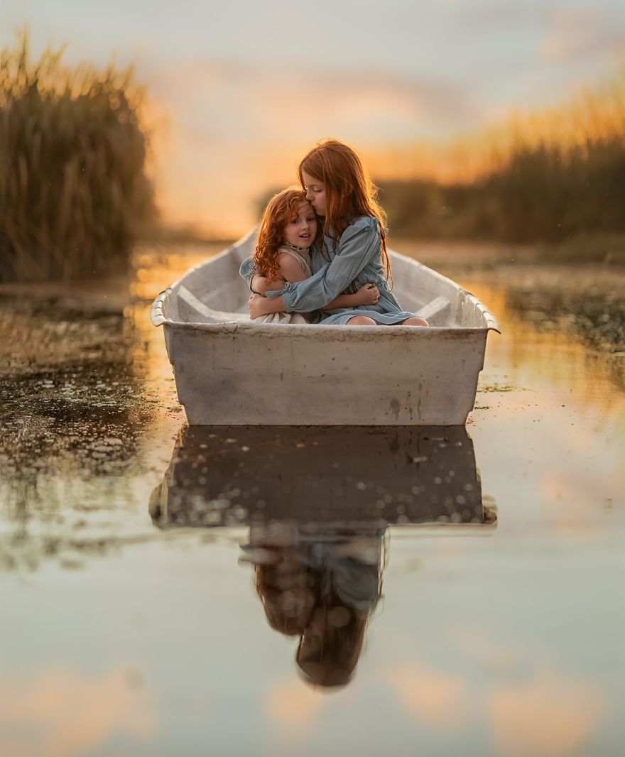 Scouting Of Magical Location For Children Photography