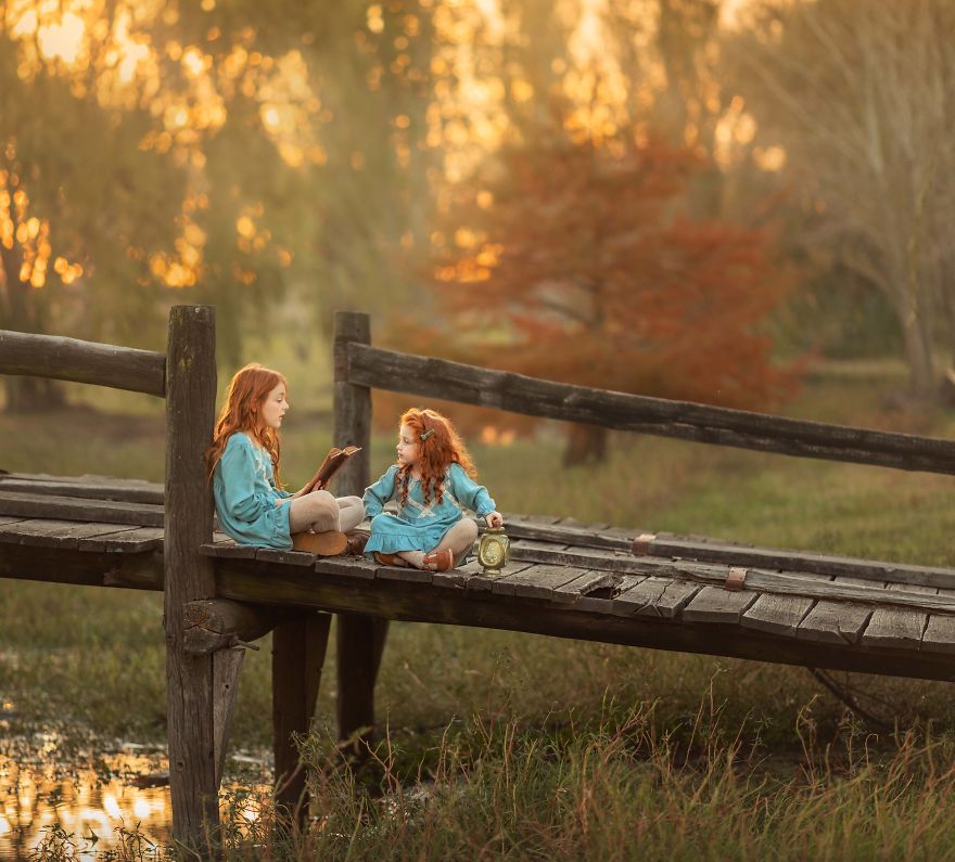 Scouting Of Magical Location For Children Photography