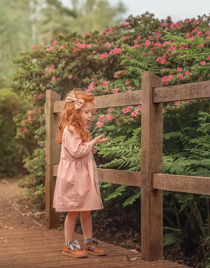 Scouting Of Magical Location For Children Photography