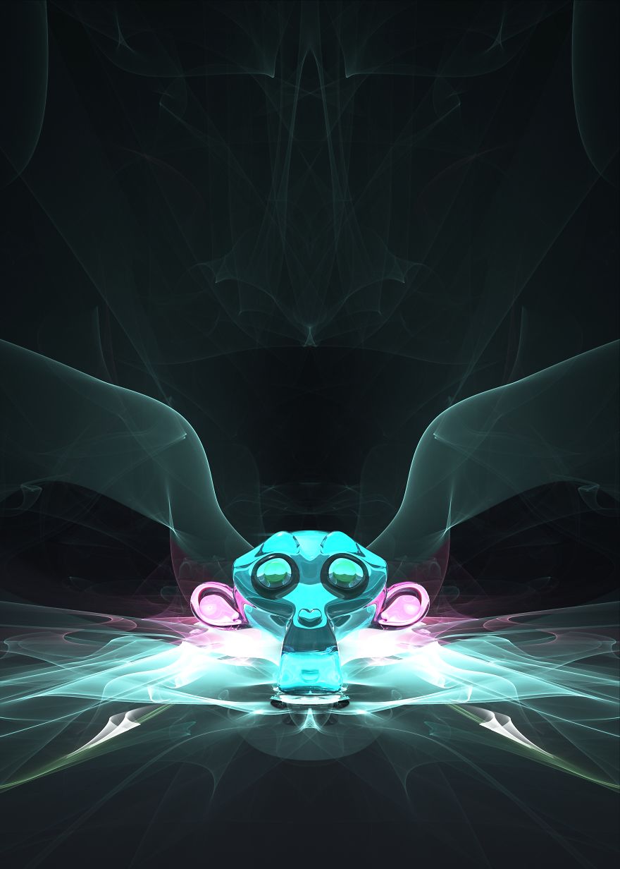 I Used Realistic Light Simulation To Create These Abstract Images