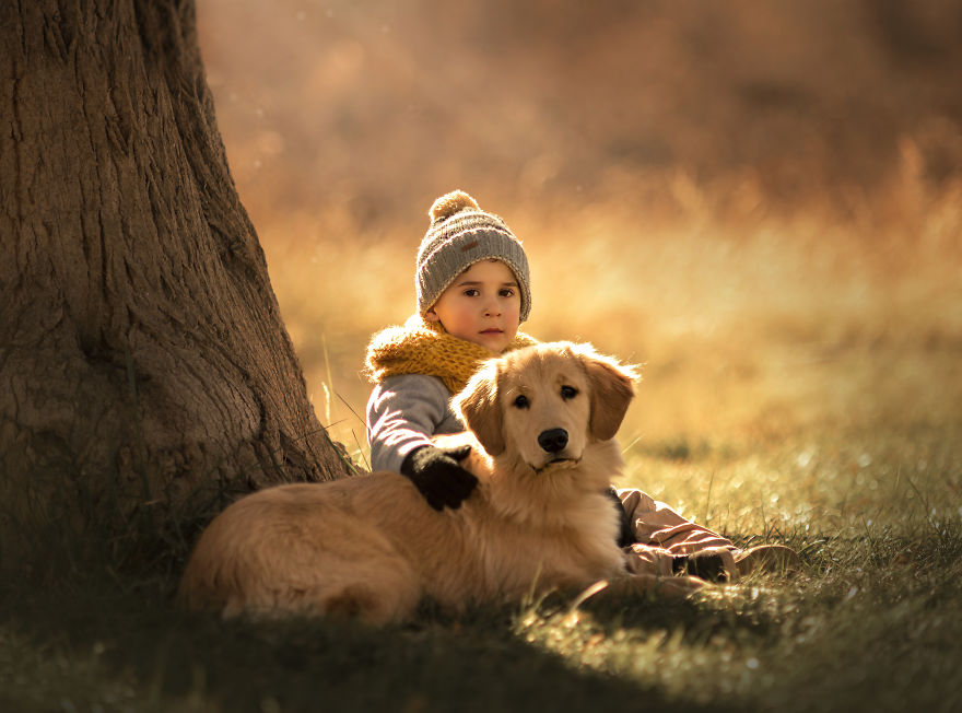 16 Pics Of The Adventures Of Our Son And Our New Dog Nana Captured From The Moment They Met