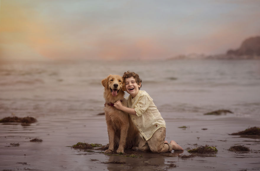 16 Pics Of The Adventures Of Our Son And Our New Dog Nana Captured From The Moment They Met