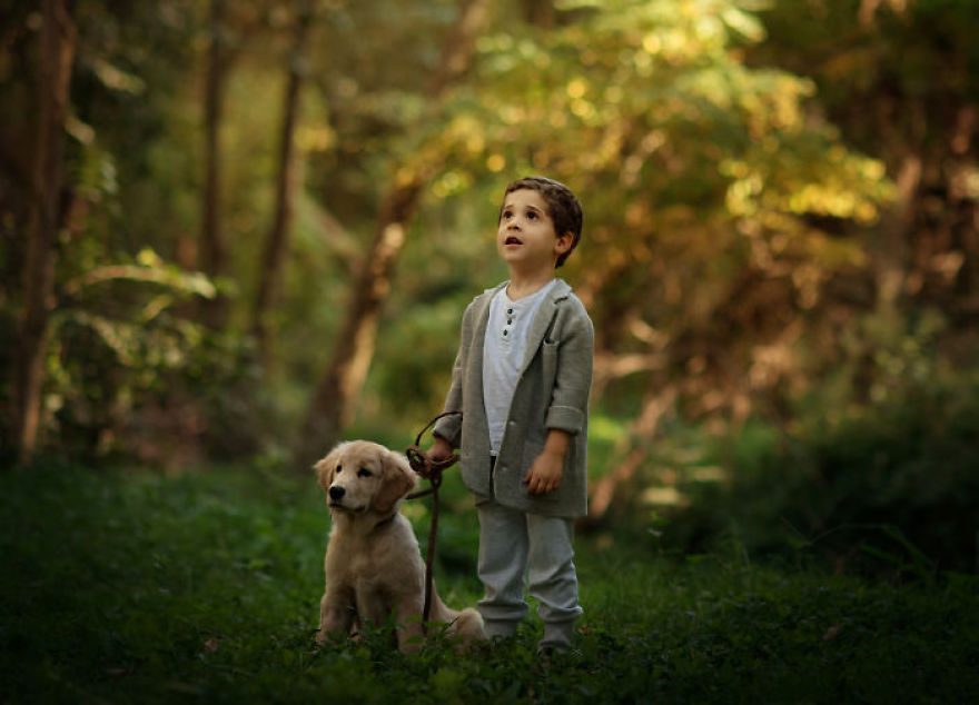 16 Pics Of The Adventures Of Our Son And Our New Dog Nana Captured From The Moment They Met