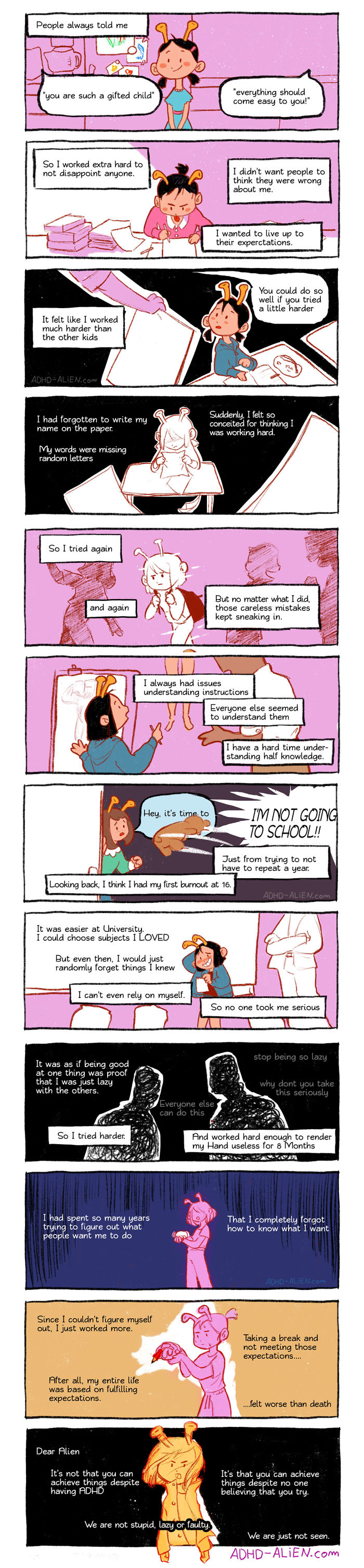 Adhd-Explaining-Alien-Comics