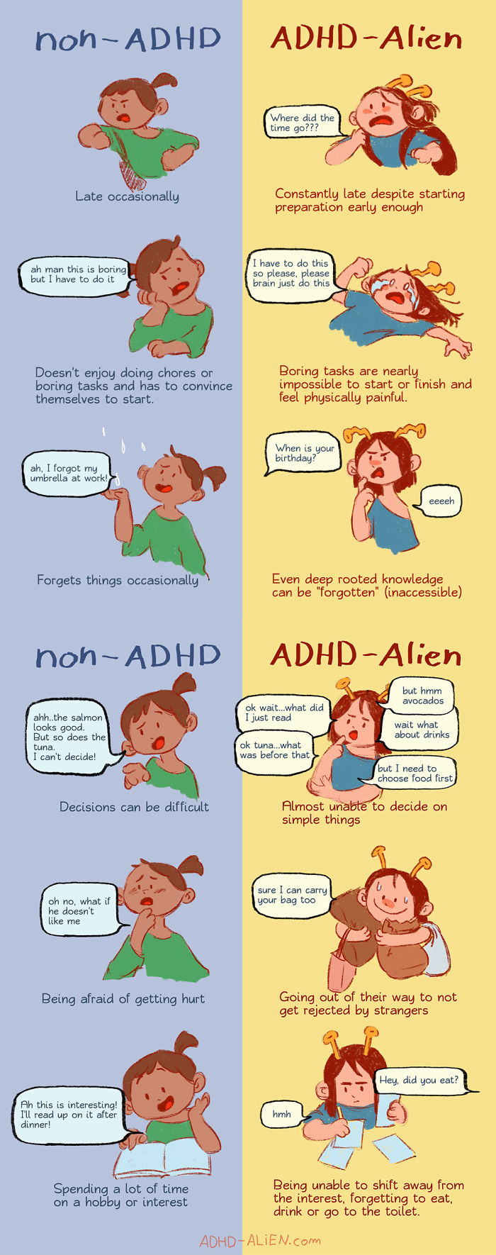 Adhd-Explaining-Alien-Comics