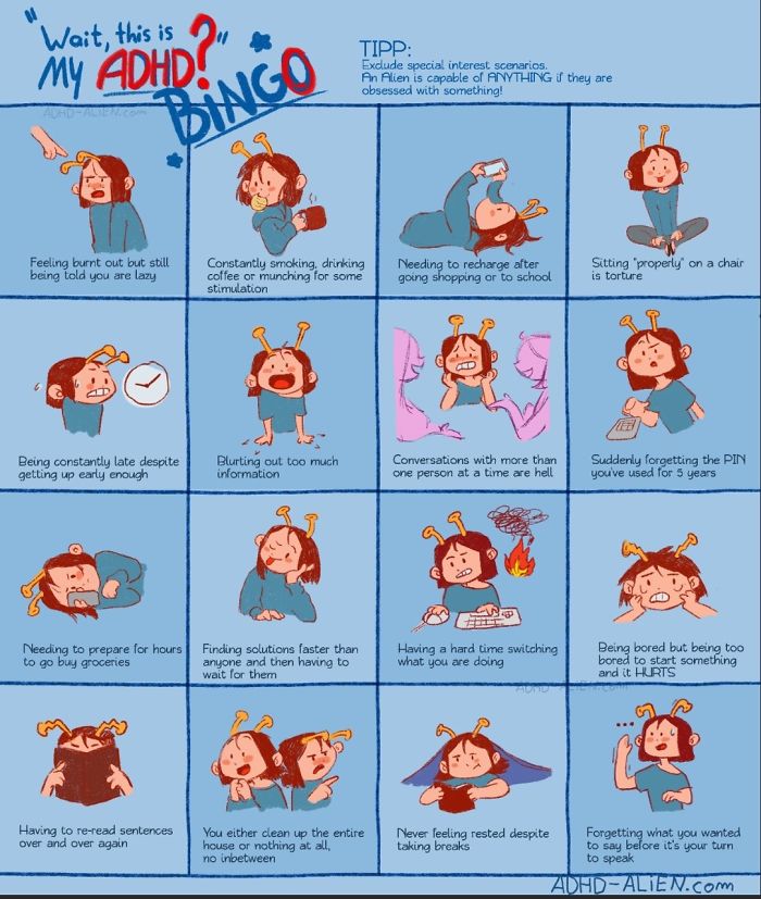 Adhd-Explaining-Alien-Comics