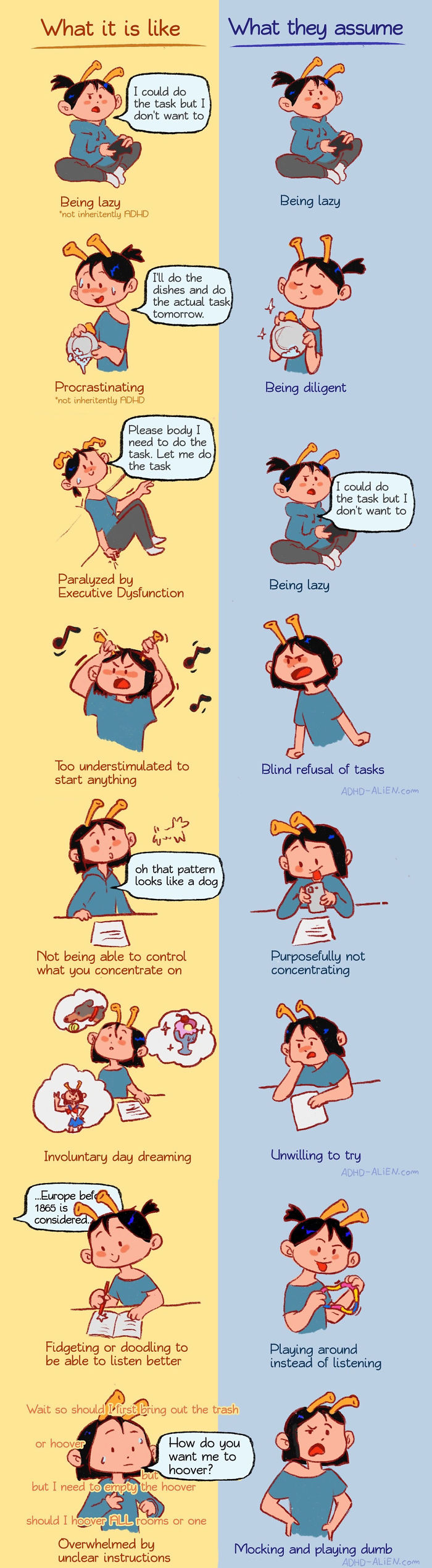 Adhd-Explaining-Alien-Comics