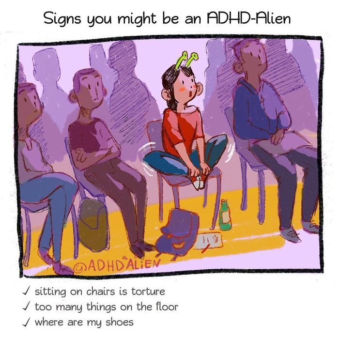 Adhd-Explaining-Alien-Comics