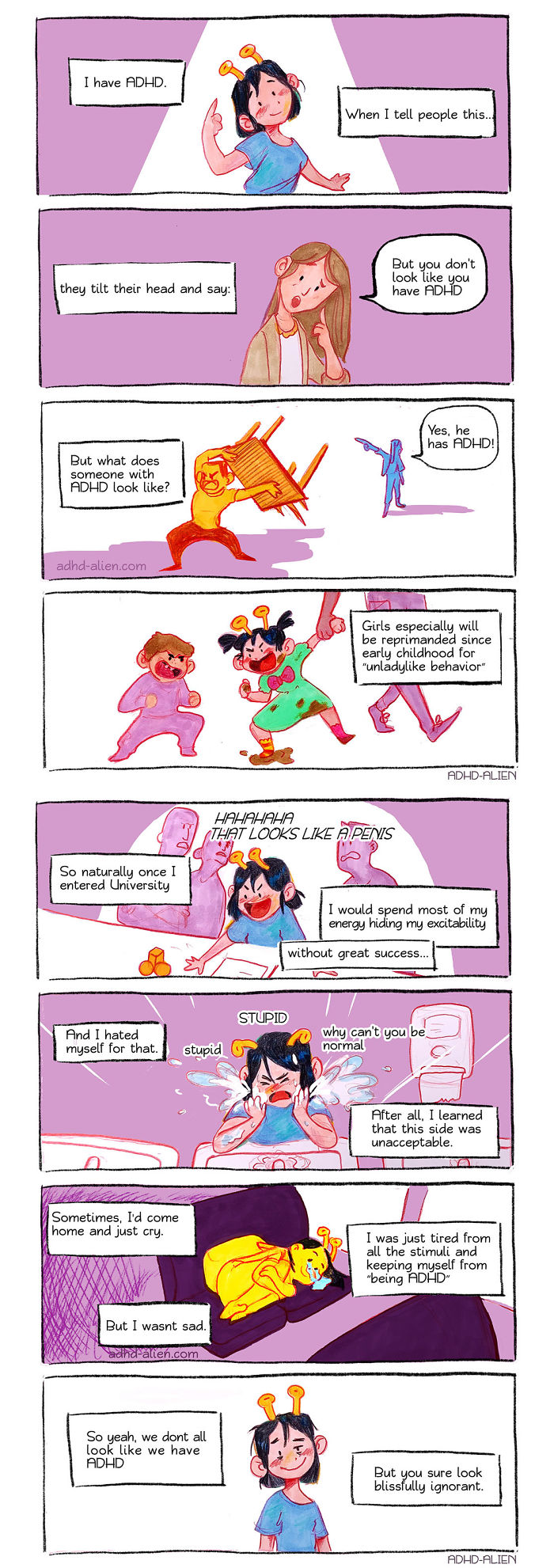 Adhd-Explaining-Alien-Comics