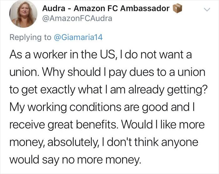 Twitter Users Get Suspicious Over Many Tweets From Amazon Employees That Promote Their Working Conditions