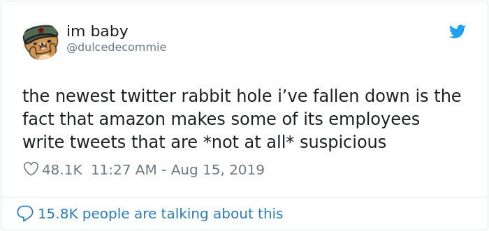 Twitter Users Get Suspicious Over Many Tweets From Amazon Employees That Promote Their Working Conditions Twitter Users Get Suspicious Over Many Tweets From Amazon Employees That Promote Their Working Conditions