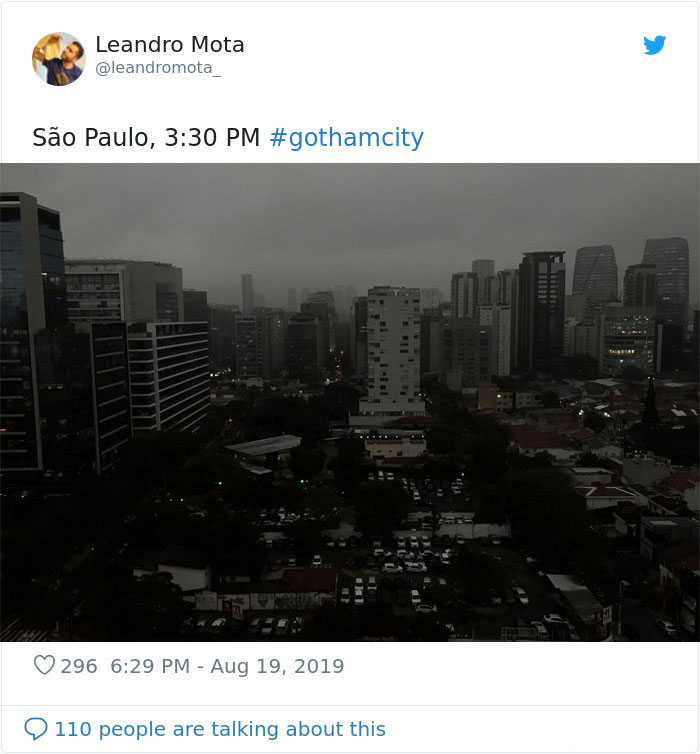 People Share Apocalyptic Photos Of Sao Paulo Which Went Pitch Black During Daytime From Amazon Fires People Share Apocalyptic Photos Of Sao Paulo Which Went Pitch Black During Daytime From Amazon Fires