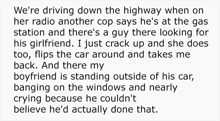 Boyfriend Leaves His GF In A Gas Station By Accident, She Keeps Asking People To Use Their Phones Until Cops Show Up