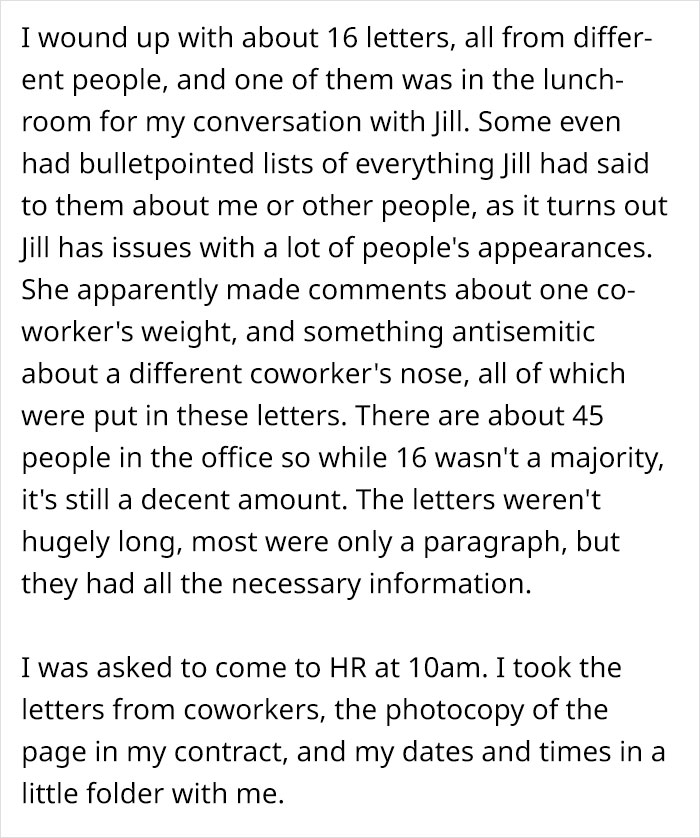 Woman Gets Revenge On A Co-Worker That Bullied Her For Months For Having Breast Implants Woman Gets Revenge On A Co-Worker That Bullied Her For Months For Having Breast Implants