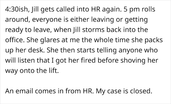 Woman Gets Revenge On A Co-Worker That Bullied Her For Months For Having Breast Implants Woman Gets Revenge On A Co-Worker That Bullied Her For Months For Having Breast Implants